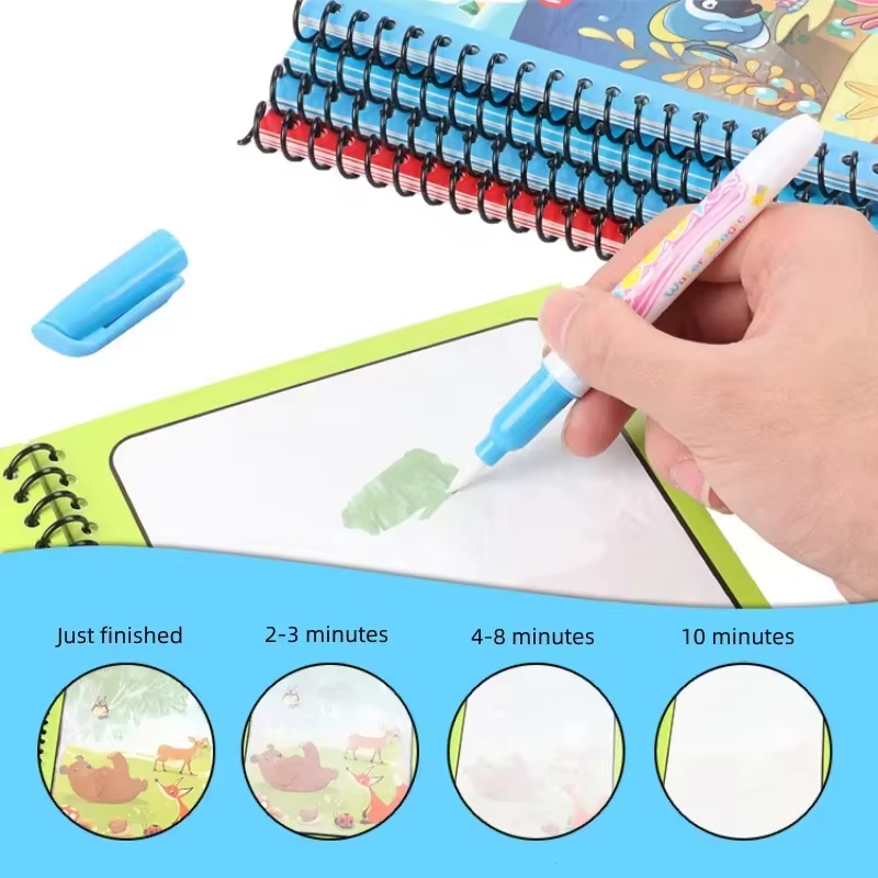 1PC Kinderen Aquarel Magisch B - Reusable Water Magic Coloring Book recensie en prijs