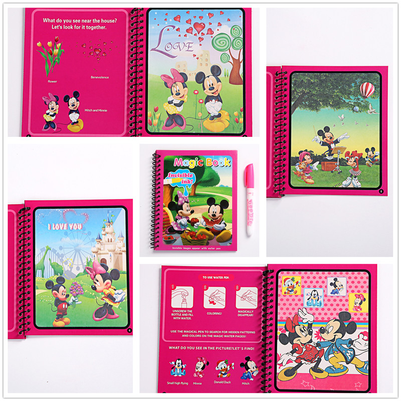 Disney Minnie Mickey waterverf - Reusable Water Magic Coloring Book recensie en prijs
