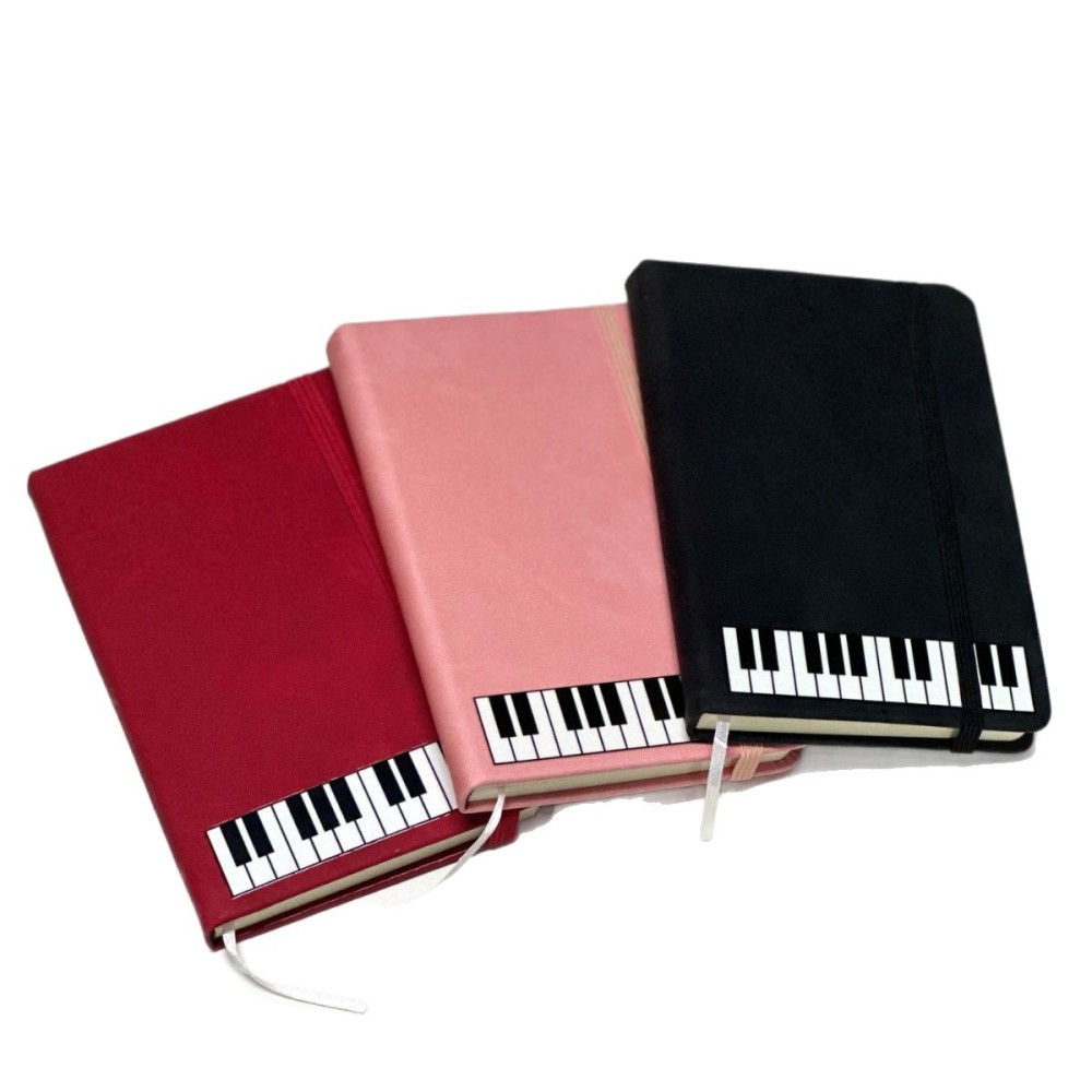 Muziekthema notitieboekje Pian - Blank Sheet Music Notebook recensie en prijs