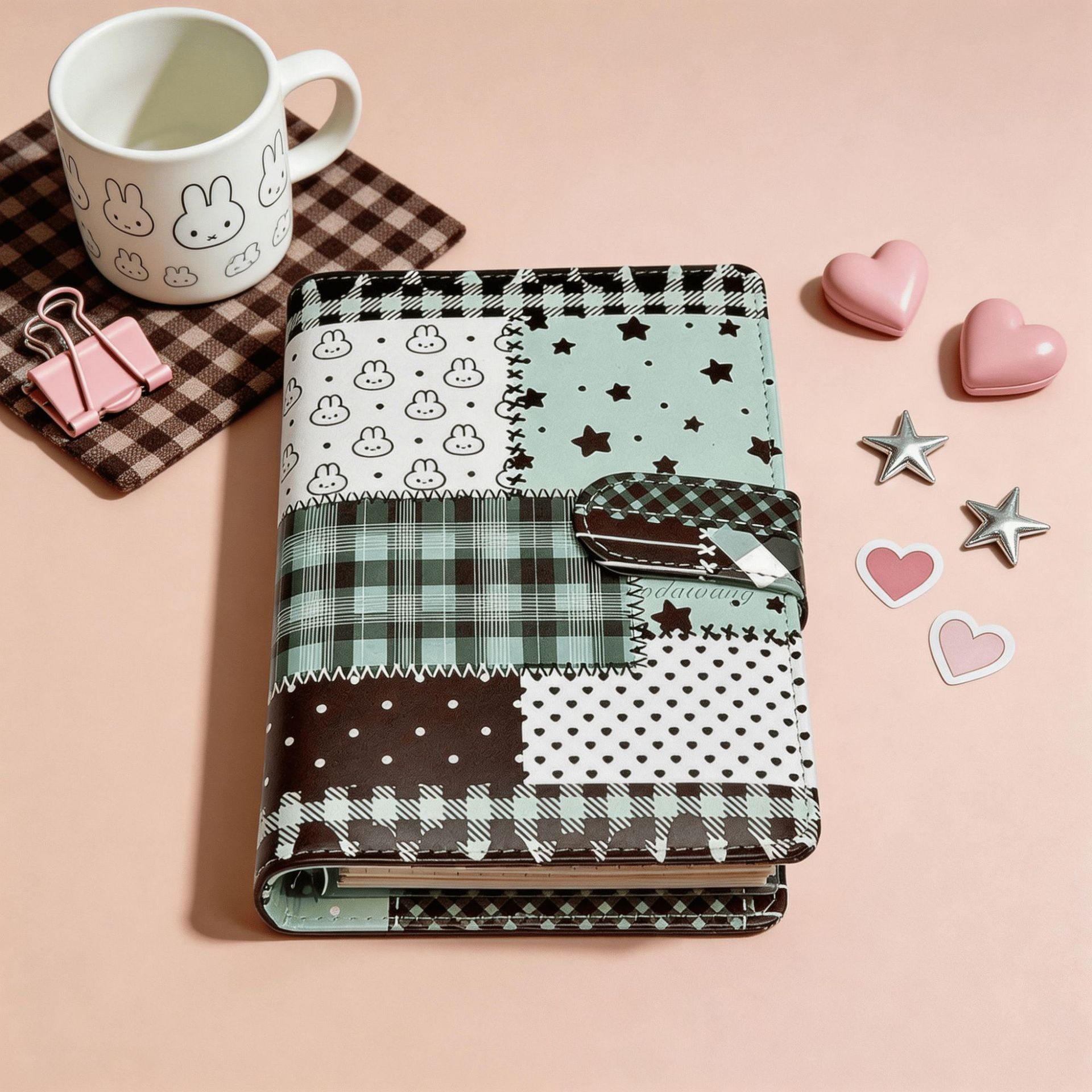 A6 Groen Gesplitst Grid Notiti - Vintage Leather Journal Notebook recensie en prijs